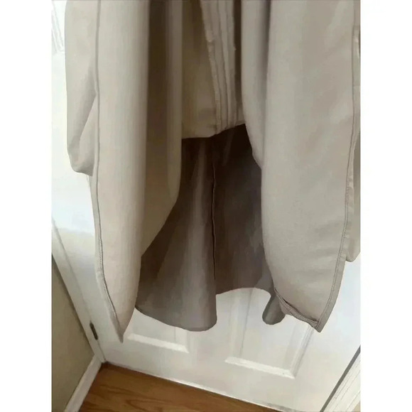 Calvin Klein Fit And Flare Colorblock Dress Black And Beige Party Office Size 2 - Picture 6 of 12